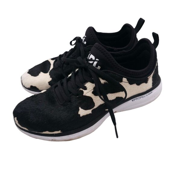 APL Other - APL Athletic Propulsion Men's Iconic Phantom Black Calf Hair Sneakers Size 8